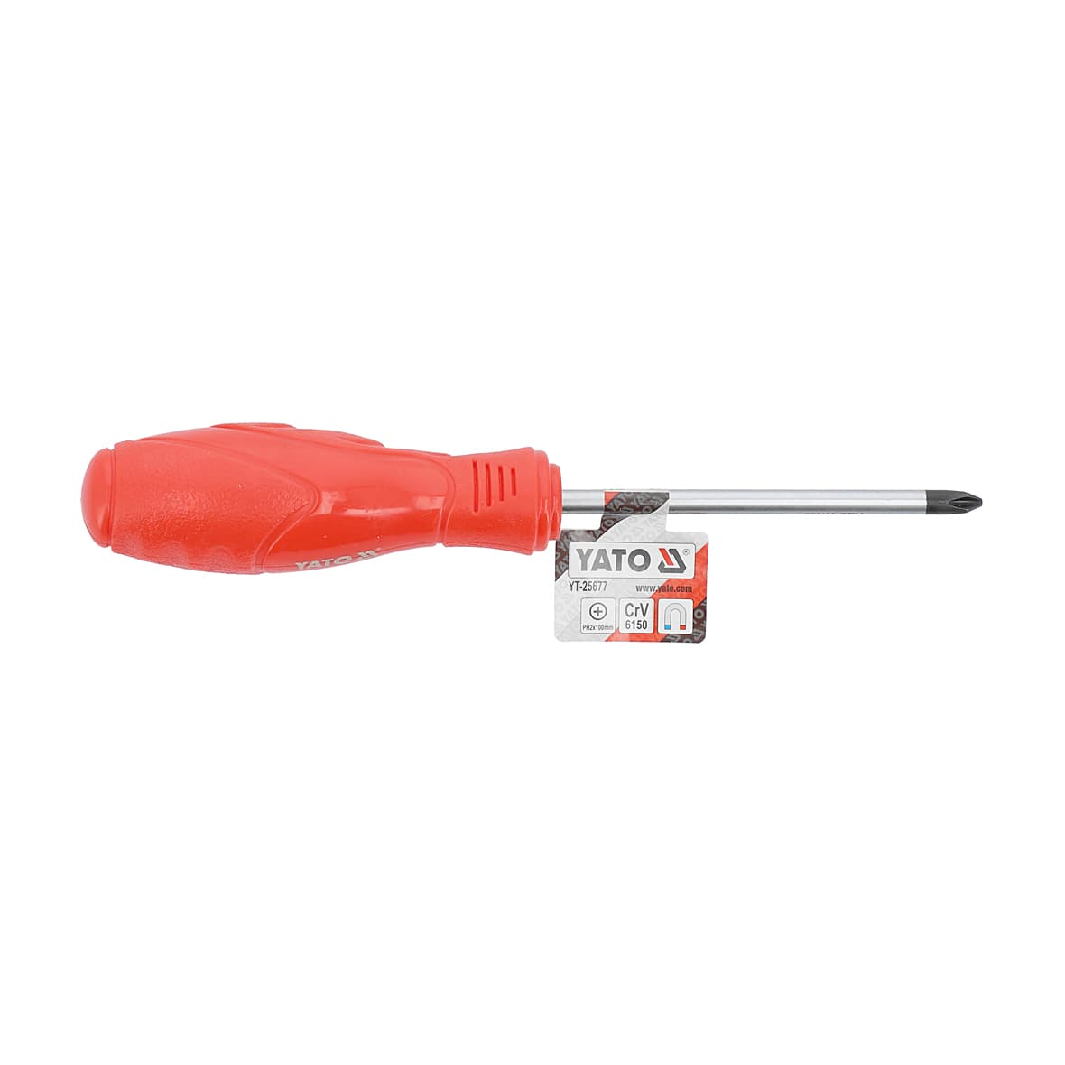 Yato PH2 x 100 mm Blade Length Phillip Screw Driver, YT-25677 — view 2
