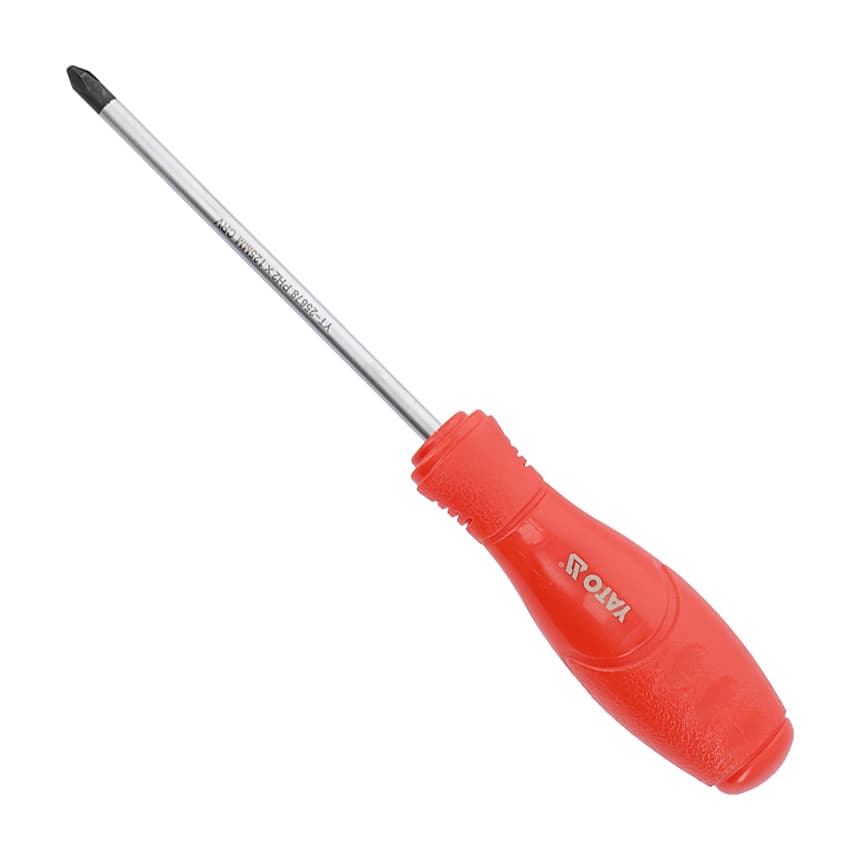 Yato PH2 x 125 mm Blade Length Phillip Screw Driver, YT-25678