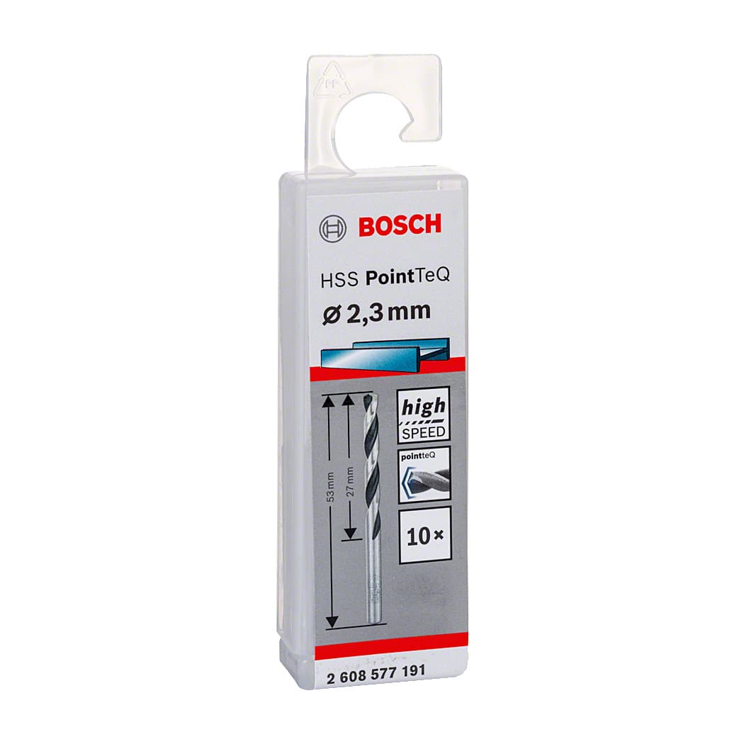 Bosch 2.30 mm HSS Metal Drill Bits PointTeQ Range (Pack of 10 Pcs), 2 608 577 191 — view 2