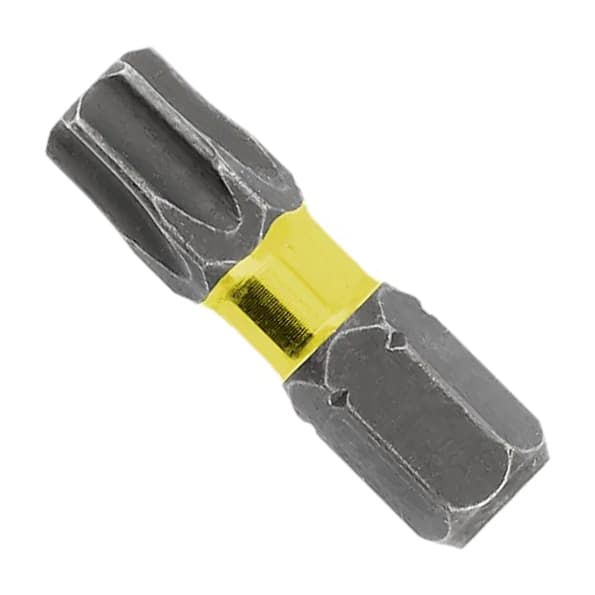 Hogert T30 x 25 mm Length Torx Power Screwdriver Bits (Pack of 5 Pcs), HT1S140