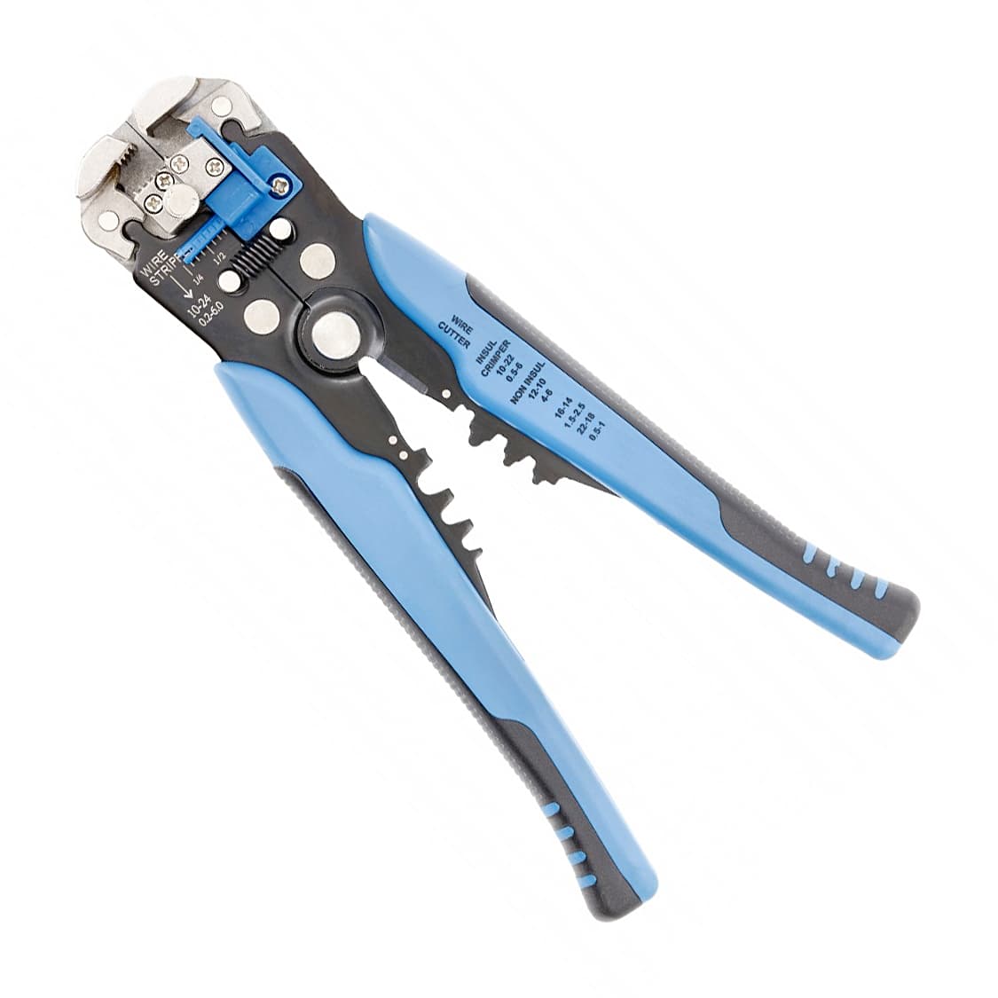 Hogert 8 inch / 205 mm Automatic Insulation Stripper Plier, HT1P184 — view 1