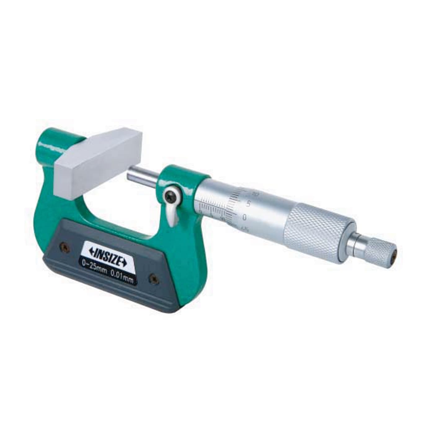 Insize 0 - 25 mm Large Anvil Micrometer, 3234-25A — view 1