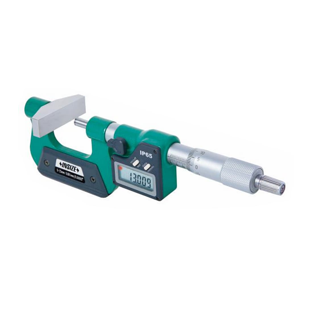 Insize 0 - 25 mm Digital Large Anvil Micrometer, 3534-25A — view 1