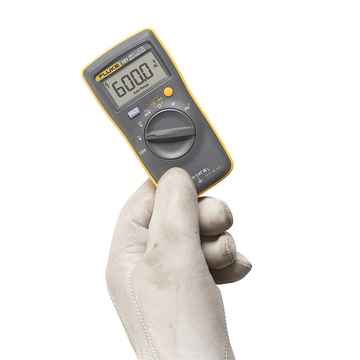 Fluke 101 600V Digital Multimeter with Stand — view 2