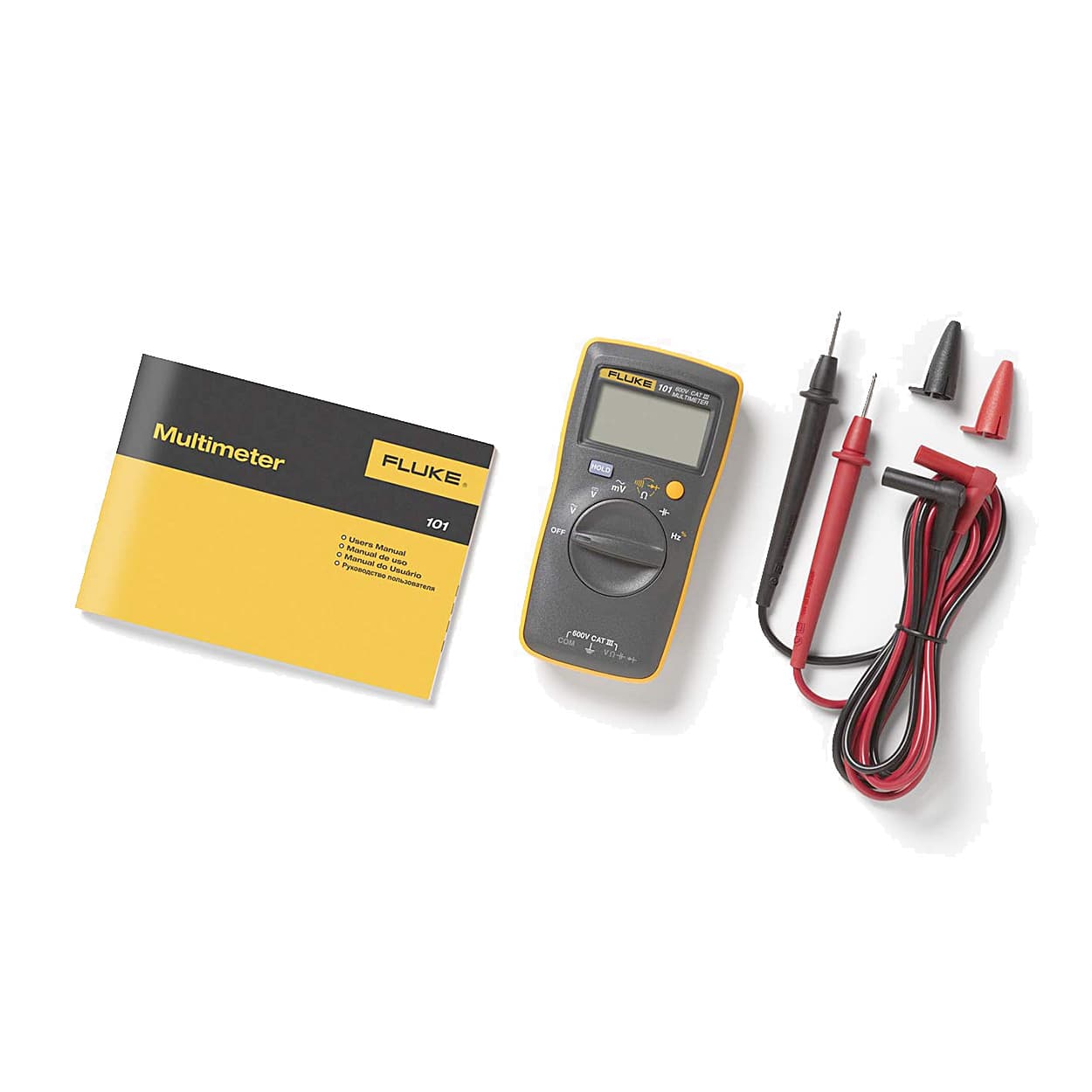Fluke 101 600V Digital Multimeter with Stand — view 4