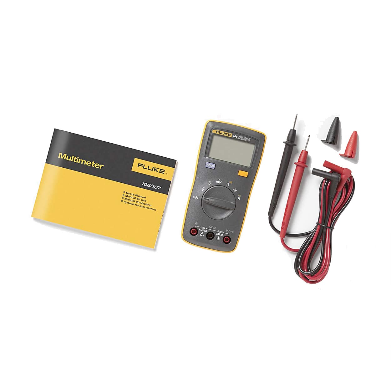 Fluke 106 6000 Counts / 600V Palm-Sized Digital Multimeter — view 4