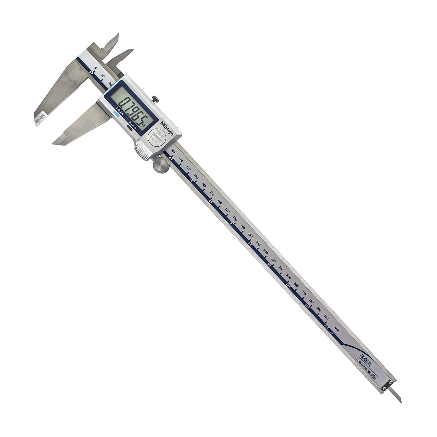 Mitutoyo 300 mm / 12 inch Absolute Digital Caliper with SPC Data Output (IP67 Coolant-Proof), 500-764-20 — view 1