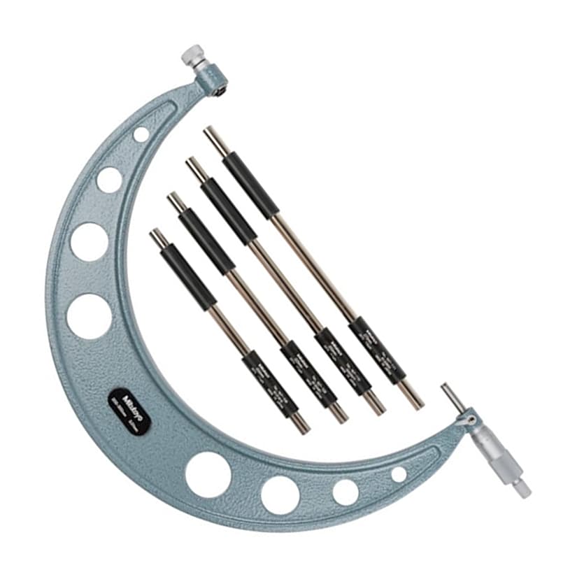Mitutoyo 200 - 300 mm Interchangeable Anvil Outside Micrometer, 104-141A — view 1