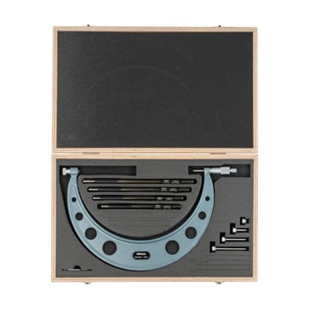 Mitutoyo 200 - 300 mm Interchangeable Anvil Outside Micrometer, 104-141A — view 2