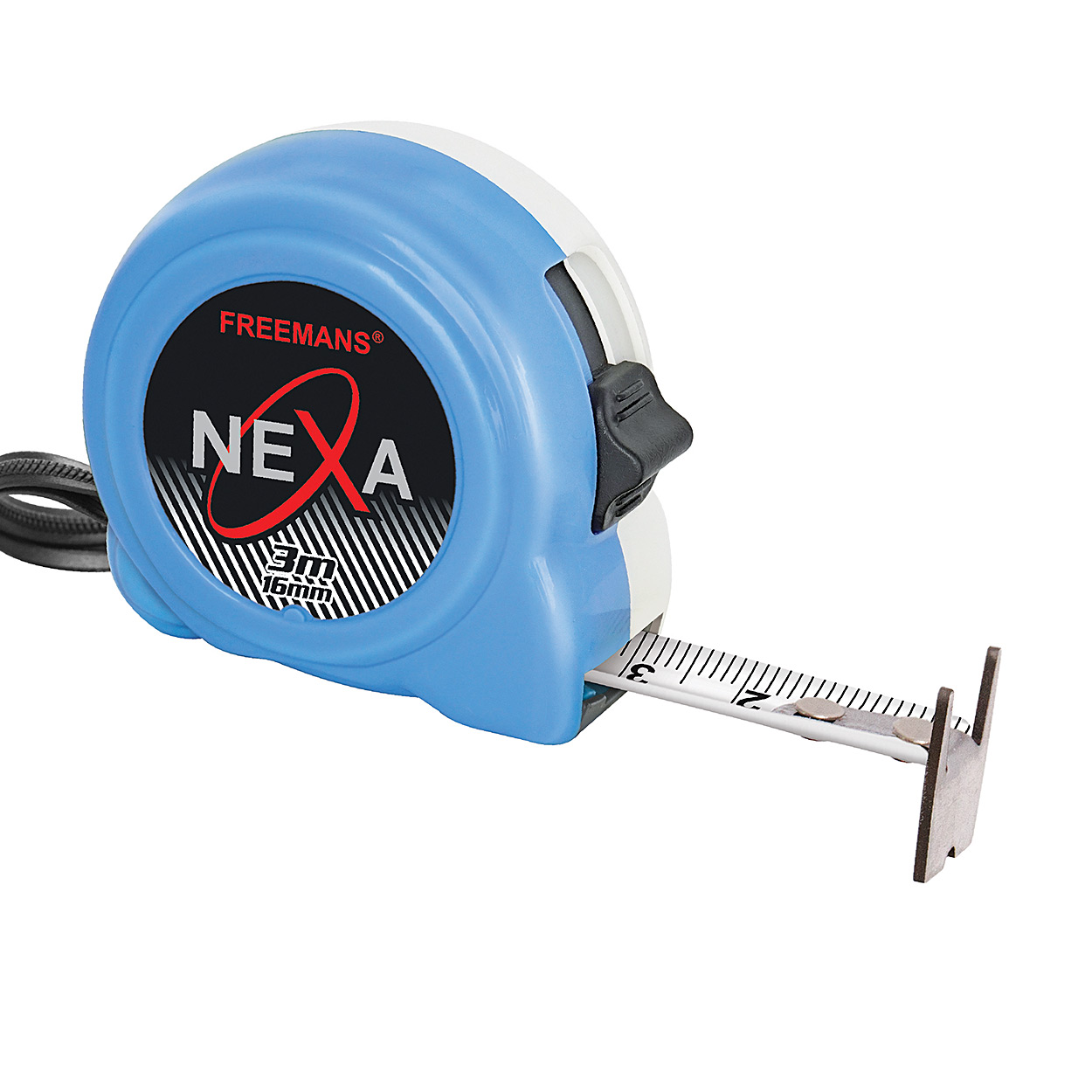 Freemans 7.5Mtr x 25mm Nexa Steel Tape With Belt Clip, NX7525
