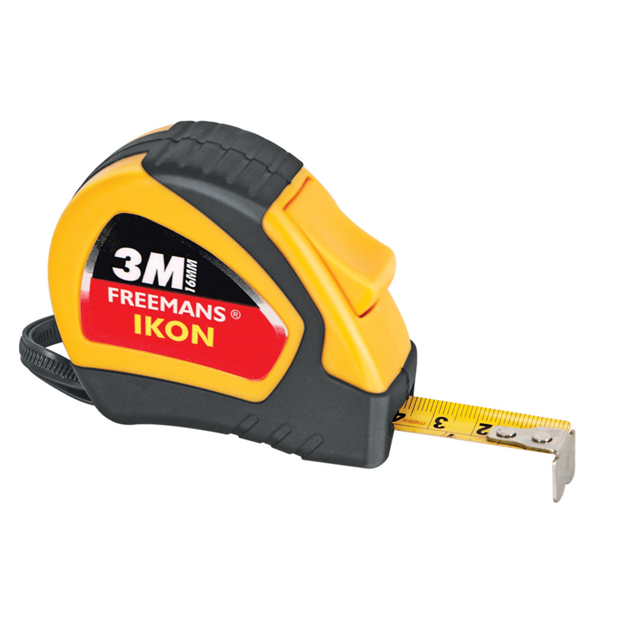Freemans 3Mtr x 16mm Ikon Steel Tape With Belt Clip, IK316
