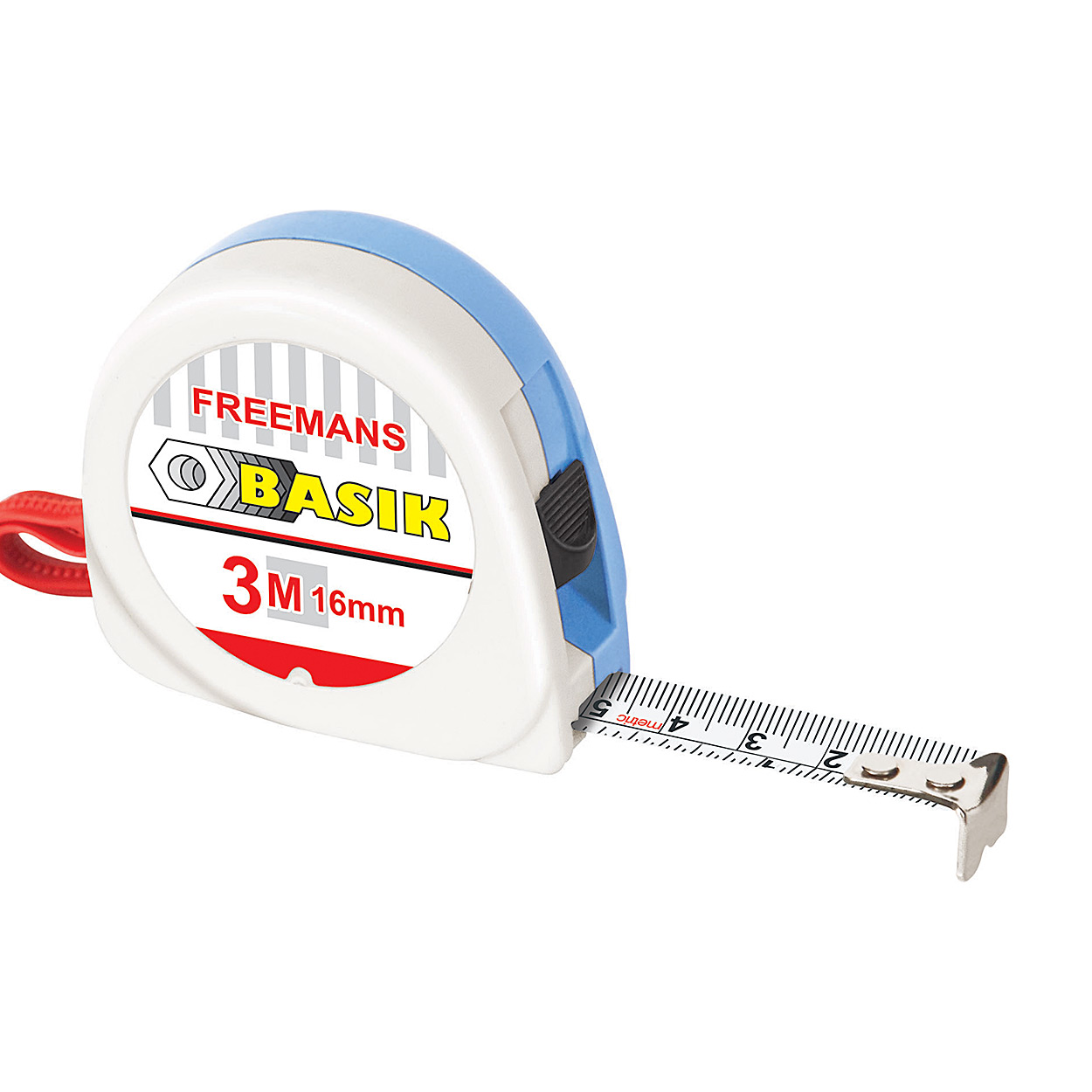 Freemans 3Mtr x 13mm Basik Steel Tape Without Belt Clip, BK313