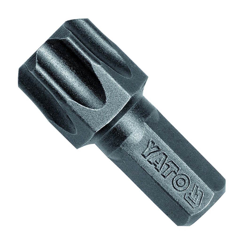 Yato T60 x 30 mm Length Impact Torx Security Screwdriver Bits (Pack of 50 Pcs), YT-7918