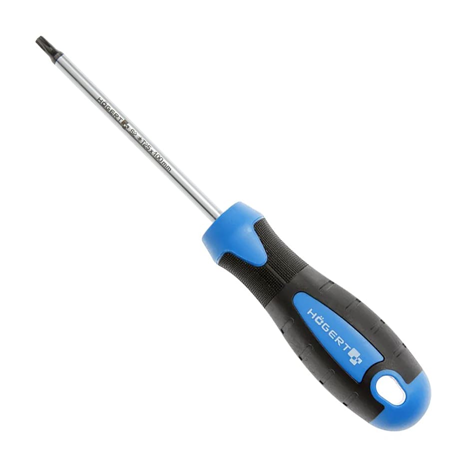 Hogert T25 x 100 mm Blade Length Torx Screwdriver, HT1S056 — view 1