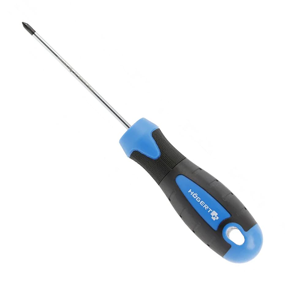Hogert PH0 x 75 mm Blade Length Phillips Screwdriver, HT1S020