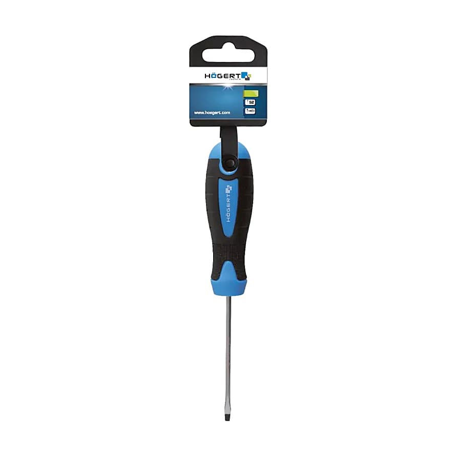 Hogert 100 mm (Blade Length) x 3 mm (Blade Dia.) Slotted Screwdriver, HT1S002