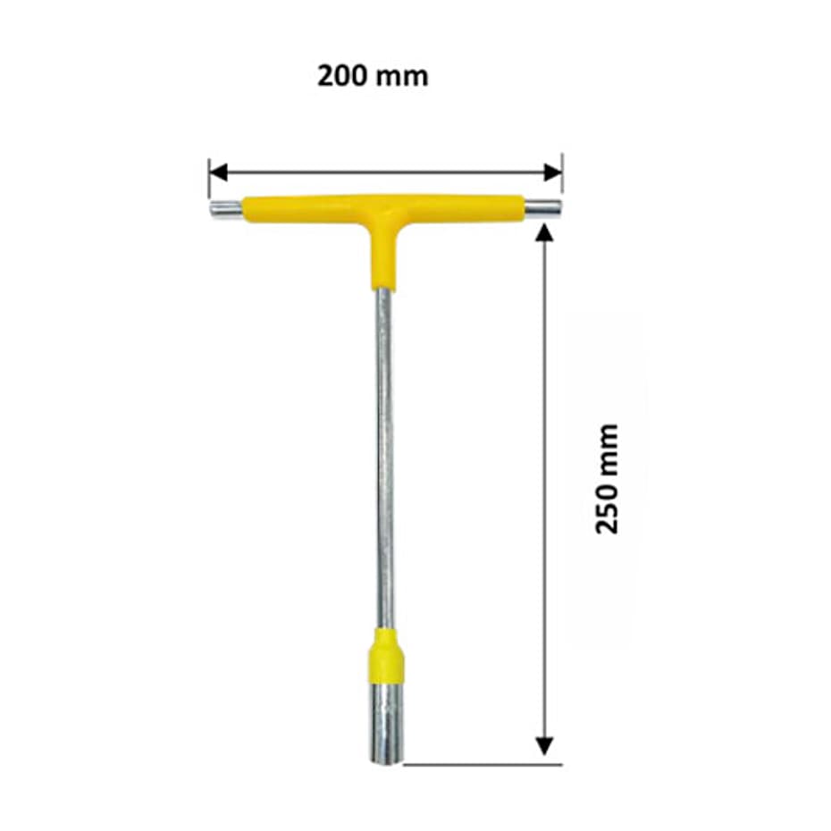 Multitec 9 mm T-Socket Wrench (High Torque), TSK-9 — view 2