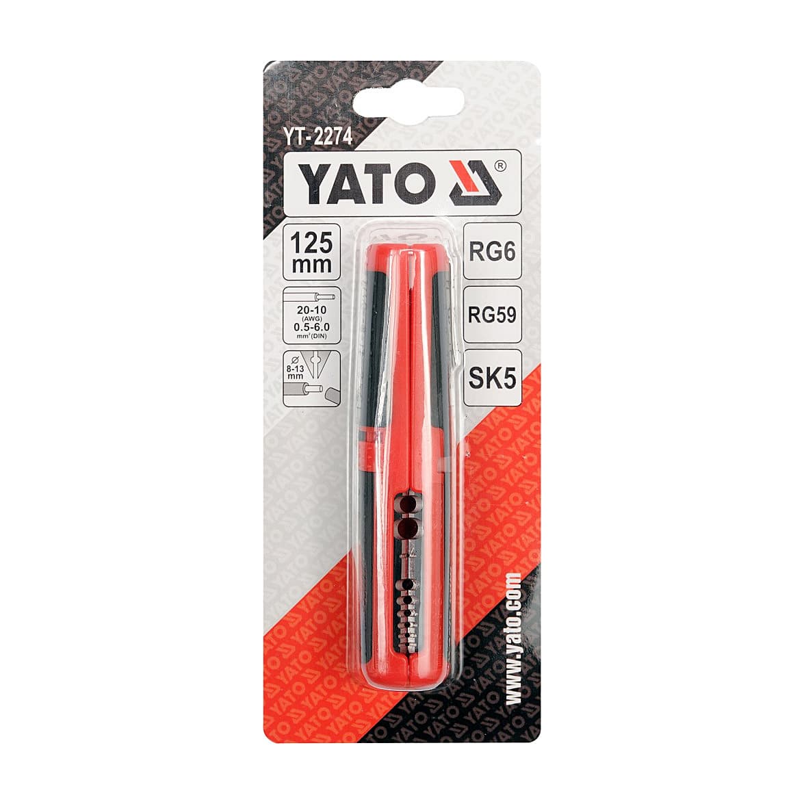 Yato 5 inch / 125 mm Wire Stripper Plier, YT-2274 — view 2