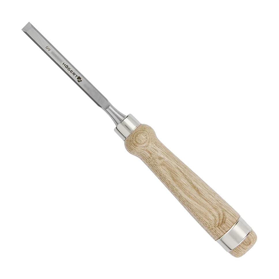 Hogert 8 mm Flat Chisel With Wooden Handle, HT3B841 — view 1