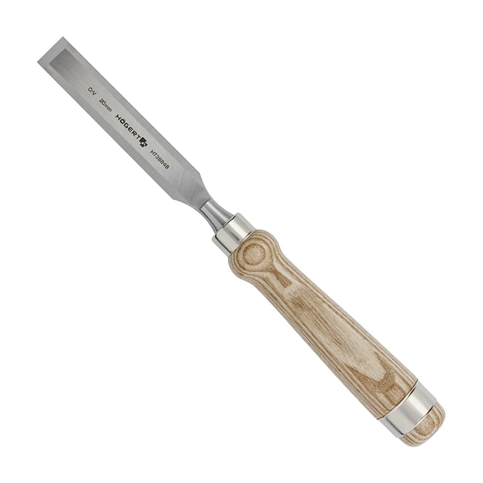 Hogert 20 mm Flat Chisel With Wooden Handle, HT3B848 — view 1