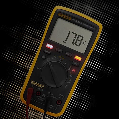 Fluke 17B Max-01 6000 Counts / 600V Digital Multimeter With TL75 Test Leads — view 5