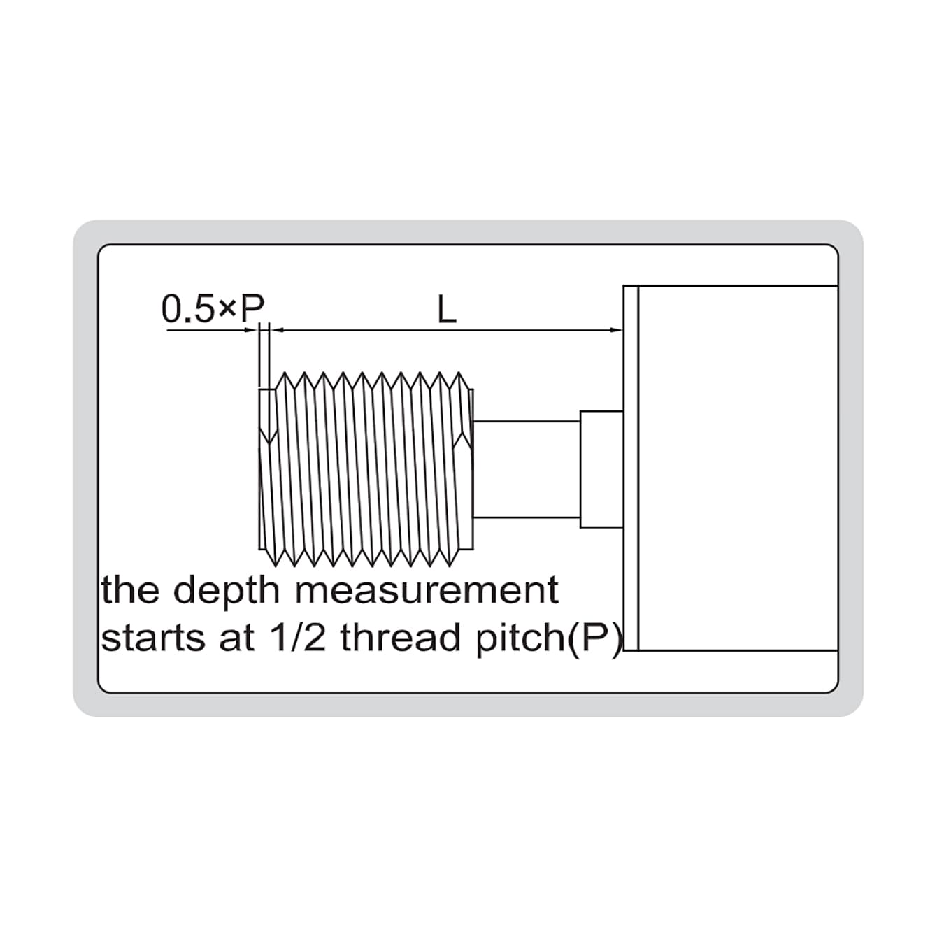 Insize-Plus 2.5 mm Metric Thread Depth Gauge (Go & NoGo), 4666-2D5 — view 2