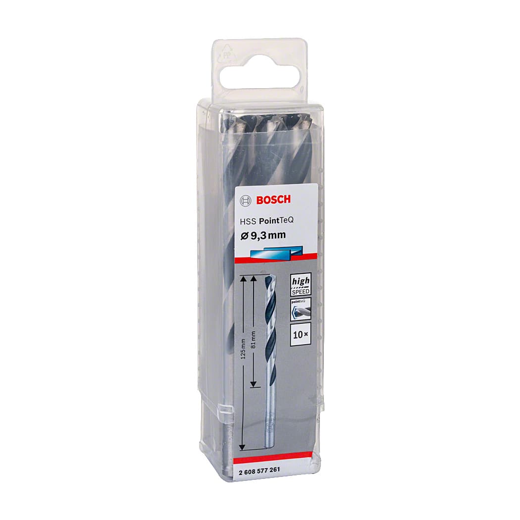 Bosch 9.30 mm HSS Metal Drill Bits PointTeQ Range (Pack of 10 Pcs), 2 608 577 261 — view 2