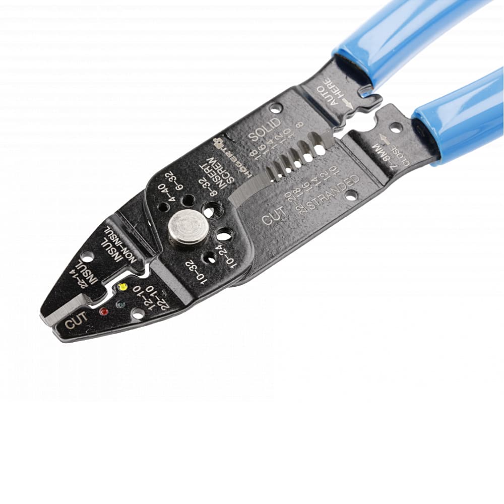 Hogert 9 inch / 215 mm Insulated Wire Stripper Plier, HT1P220 — view 2