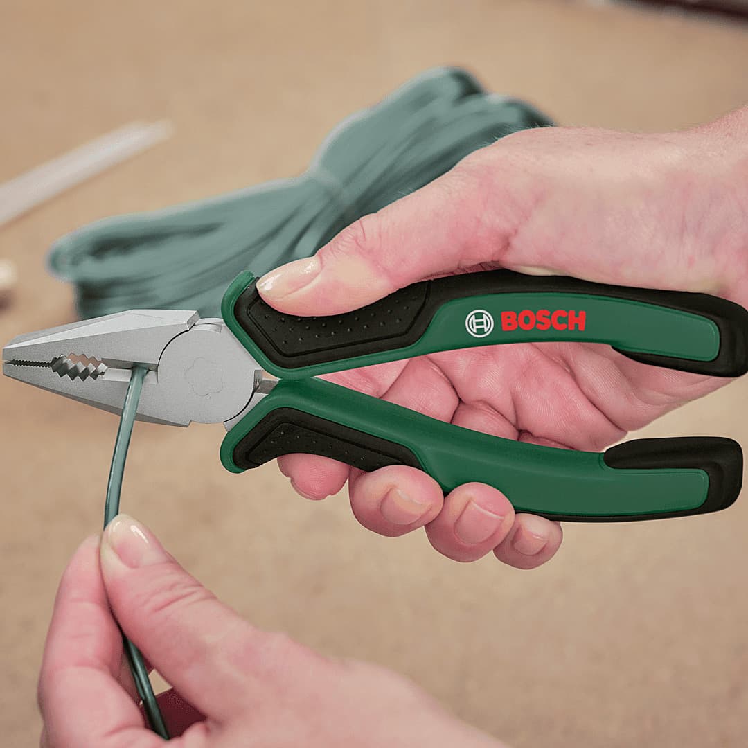 Bosch 7 inch / 180 mm Combination Plier, 1 600 A03 2VB — view 3