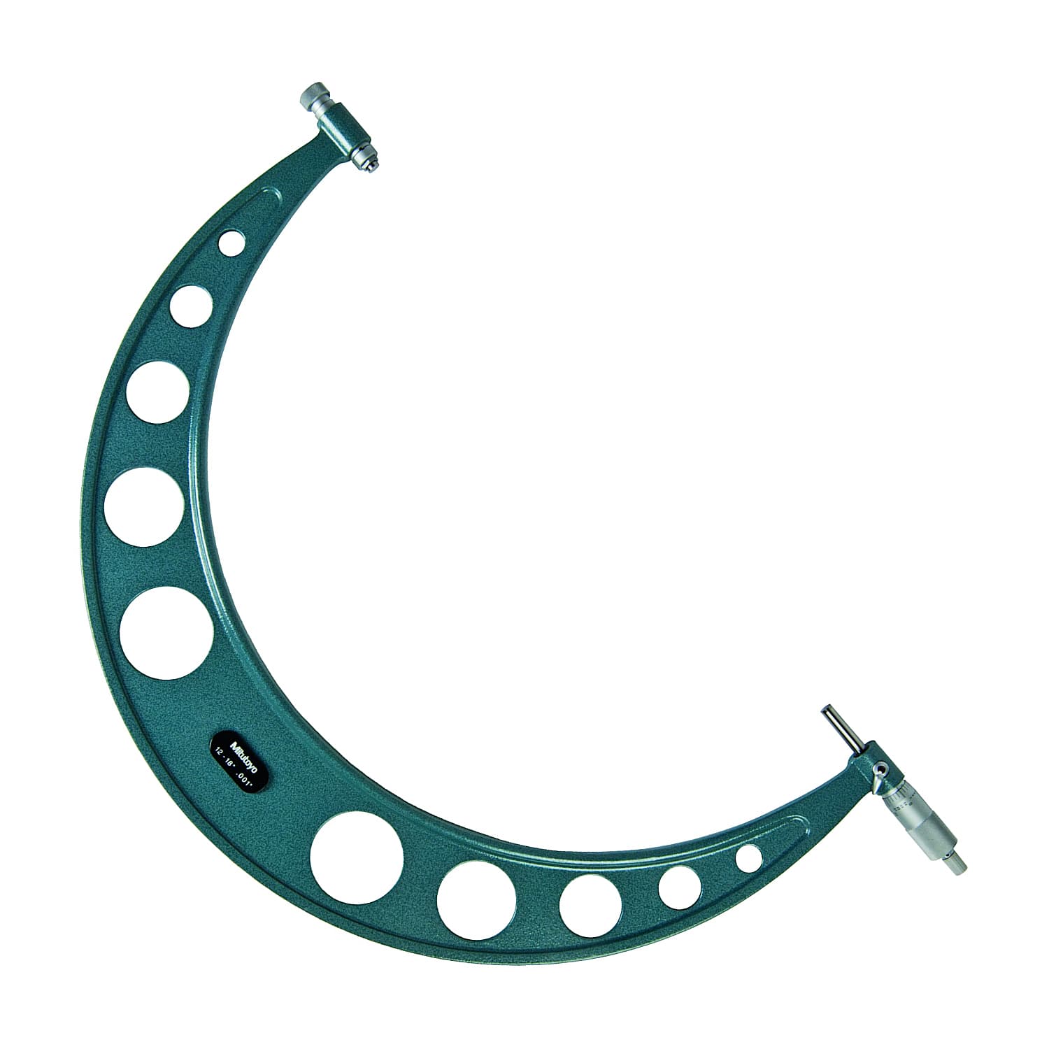 Mitutoyo 12 - 18 inch Interchangeable Anvil Outside Micrometer, 104-201 — view 1