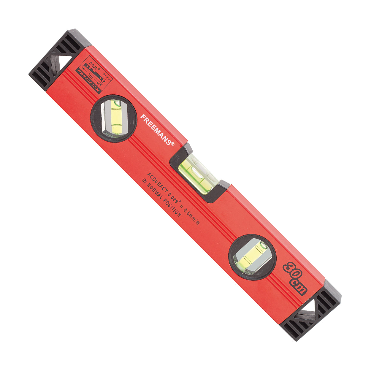 Freemans 180 cm Box Section Aluminum Level With 6 Magnetic Base, BSM4180