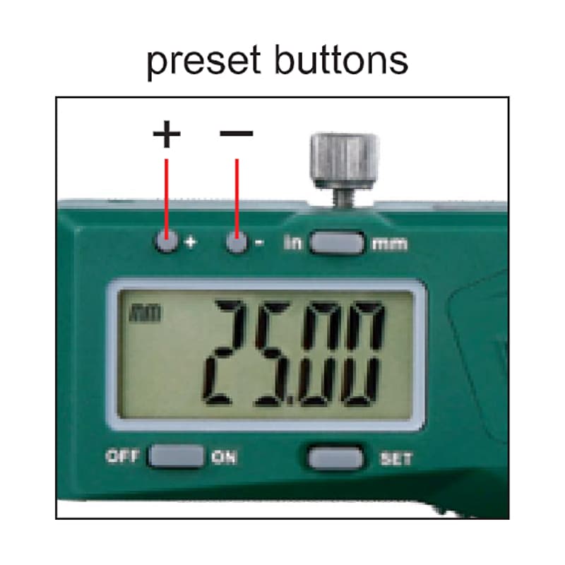 Insize 200 mm / 8 inch Digital Universal Caliper, 1511-200 — view 3