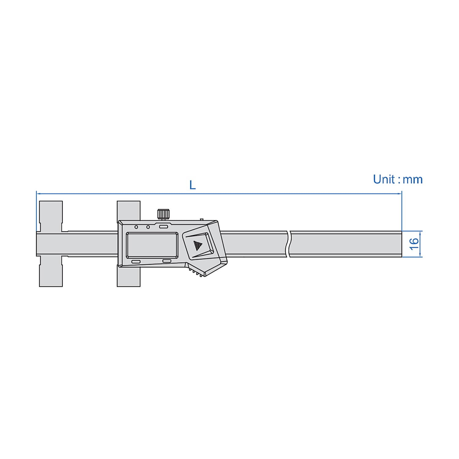 Insize 200 mm / 8 inch Digital Universal Caliper, 1511-200 — view 4