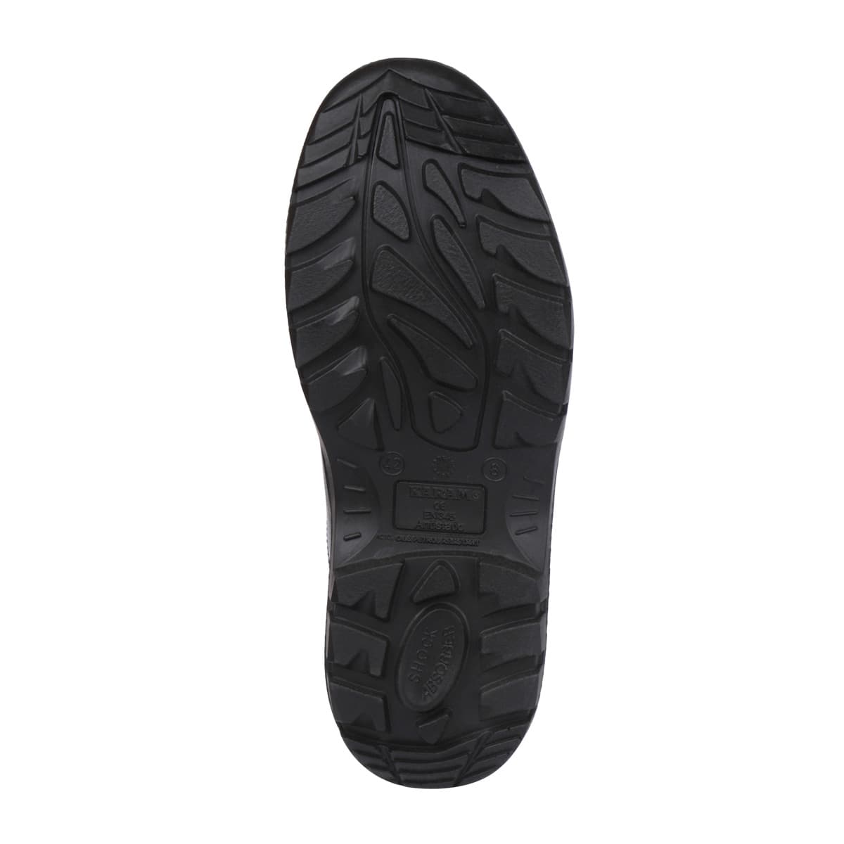 Karam Women's Grain Leather Safety Shoe - Steel Toe (Black), FS101BL — view 3