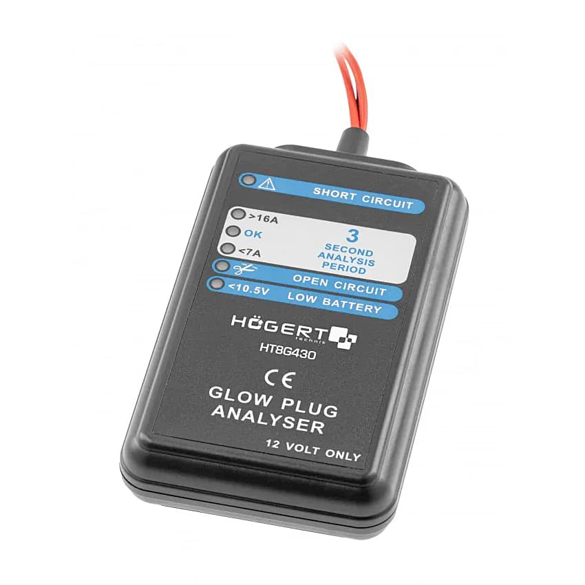 Hogert 12V Glow Plug Analyser, HT8G430 — view 1