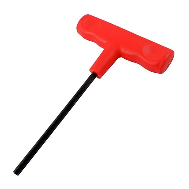 TVS 1/8 inch Short T-Handle Hex Socket Key, 084000800