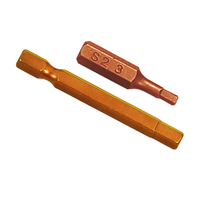 Taparia 25 mm (Length) x 10 mm Hexagon Head Screw Driver Bit (Pack of 50 Pcs), SBH 2510