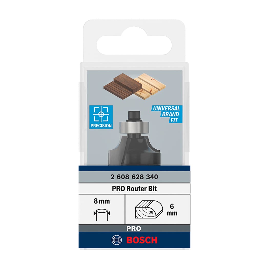 Bosch 24.7 mm Pro Router Bit (Rounding Over Bit), 2 608 628 340 — view 2