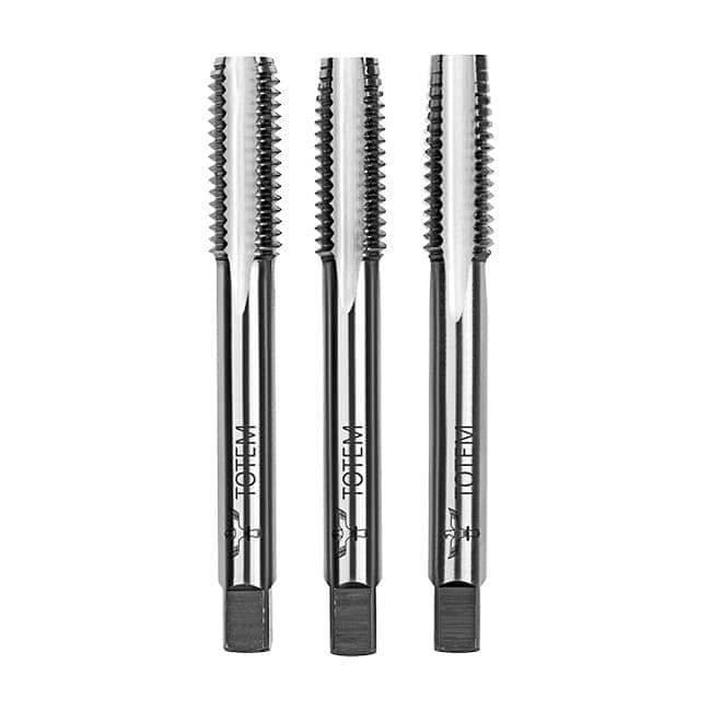 Totem Metric Standard Thread M52 x 5.0 Pitch HSS Hand Taps (Set of 3 Pcs) — view 1