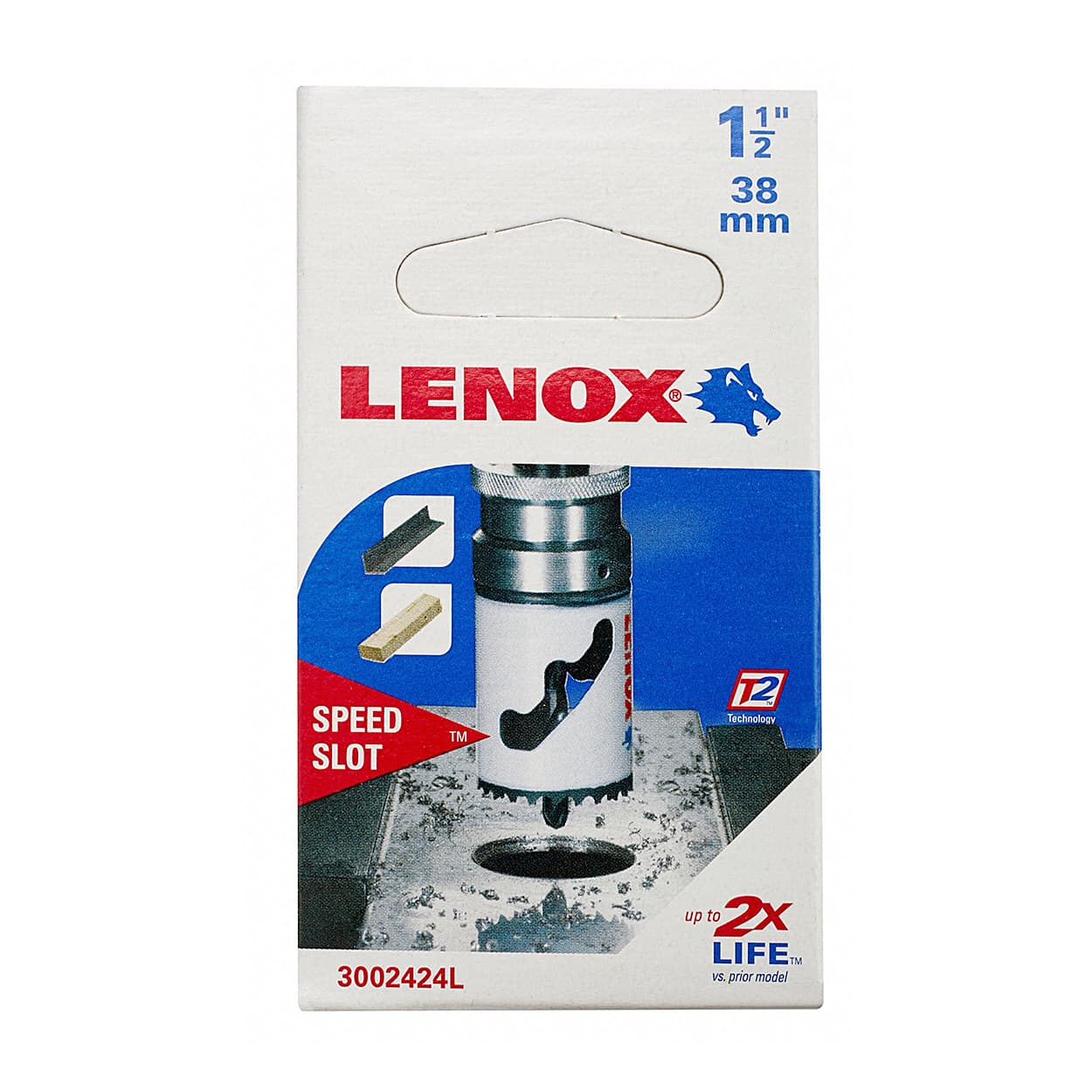 Lenox 38 mm / 1-1/2 inch Bi-Metal Speed Slot Hole Saw With T3 Technology, 3002424L — view 2