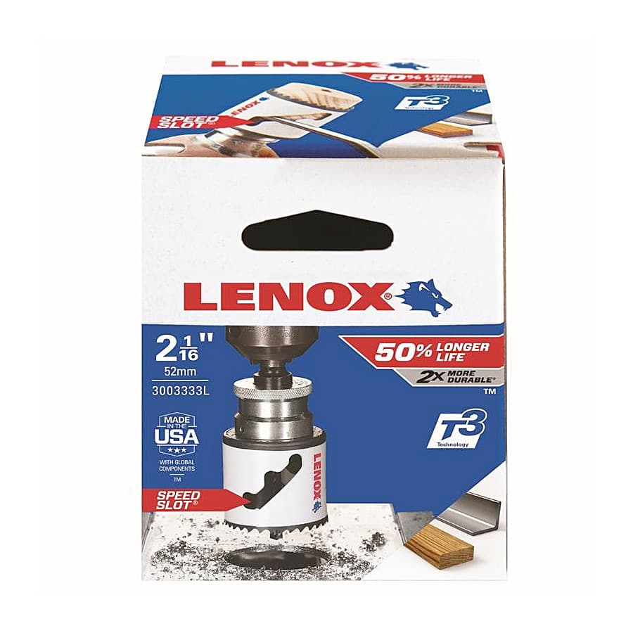 Lenox 52 mm / 2-1/16 inch Bi-Metal Speed Slot Hole Saw With T3 Technology, 3003333L — view 2