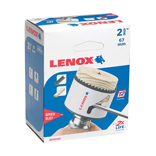 Lenox 67 mm / 2-5/8 inch Bi-Metal Speed Slot Hole Saw With T3 Technology, 3004242L — view 2