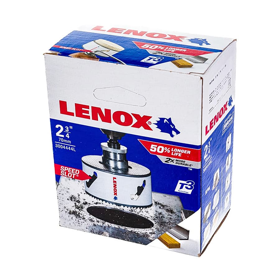 Lenox 70 mm / 2-3/4 inch Bi-Metal Speed Slot Hole Saw With T3 Technology, 3004444L — view 2