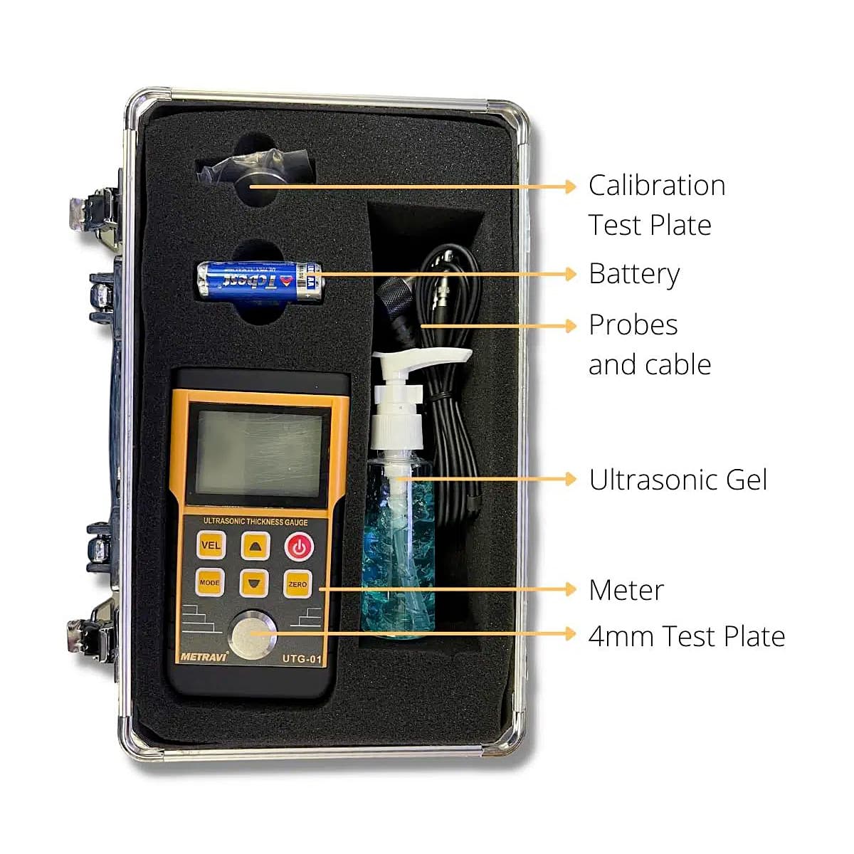 Metravi 200 mm Ultrasonic Thickness Gauge, UTG-01 — view 3