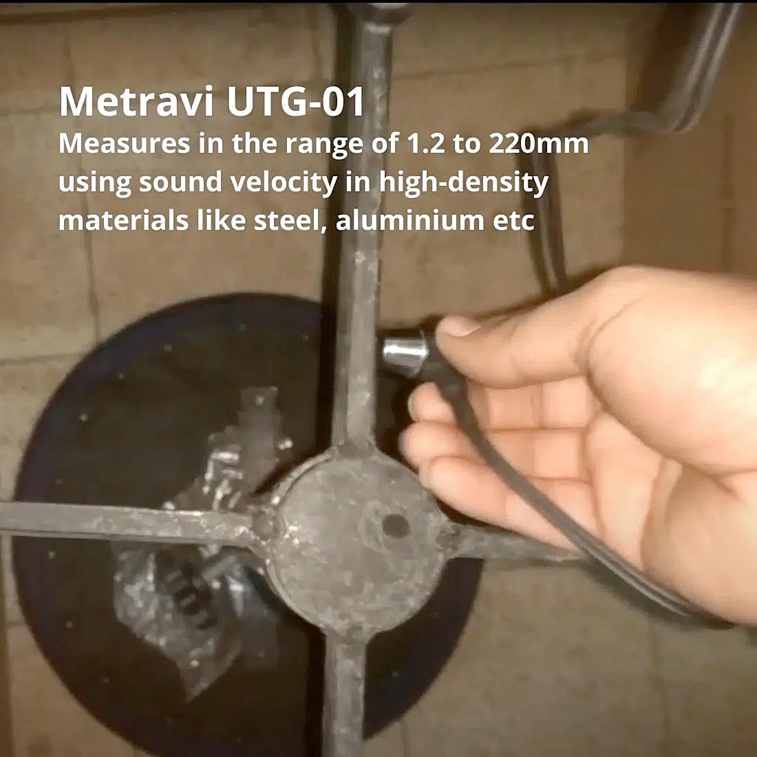 Metravi 200 mm Ultrasonic Thickness Gauge, UTG-01 — view 7