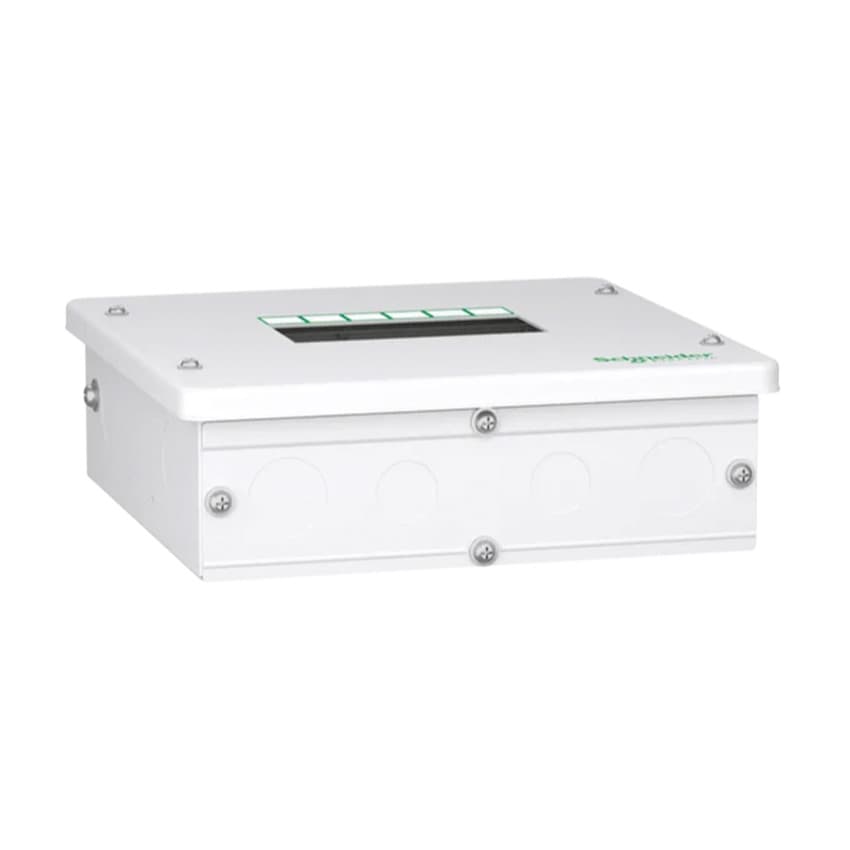 Schneider Electric 6 Way Single Door - SPN DBs (IP30), A9HSNS06
