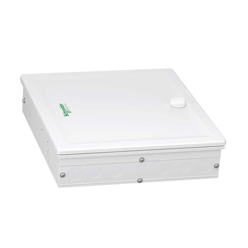 Schneider Electric 4 Way Eco Double Door Metal - TPN DBs (IP43), A9HTND04E — view 3