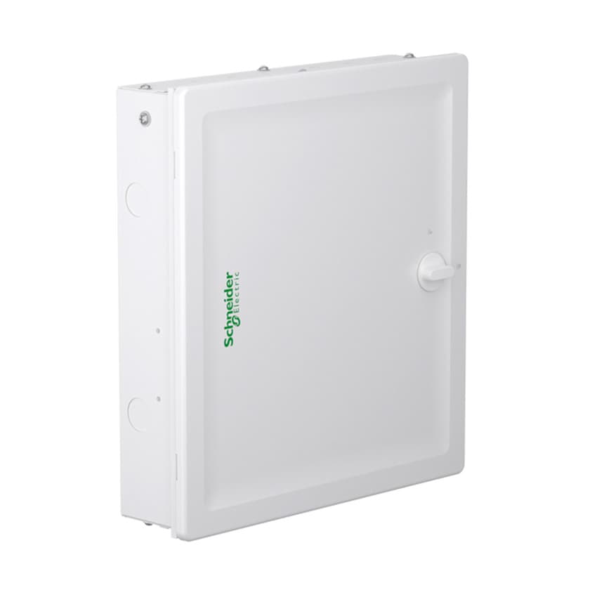Schneider Electric 4 Way Eco Double Door Metal - TPN DBs (IP43), A9HTND04E