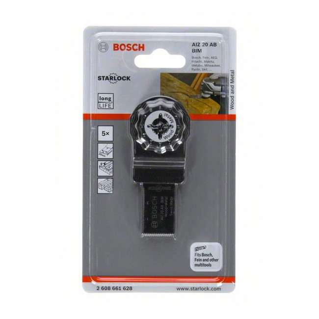 Bosch 20 mm Dia. Plunge-cutting Saw Blades, 2 608 661 628