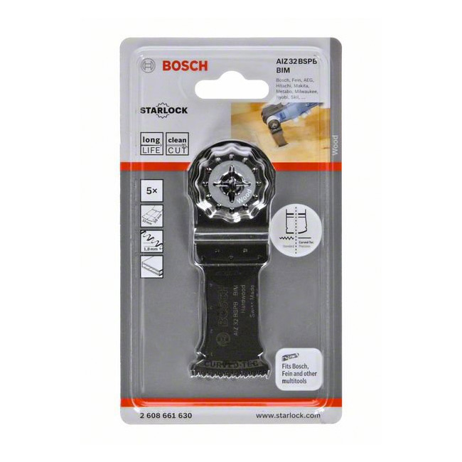Bosch 32 mm Dia. Plunge-cutting Saw Blades, 2 608 661 630